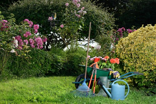 Professional landscapers creating a functional outdoor space in Eltham