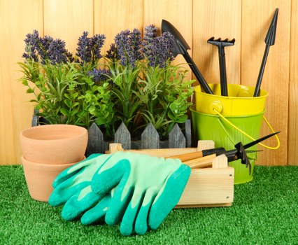 Landscaping work in Eltham with paving and garden beds